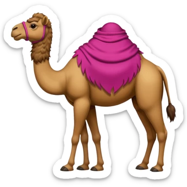 High resolution saudi camel sticker