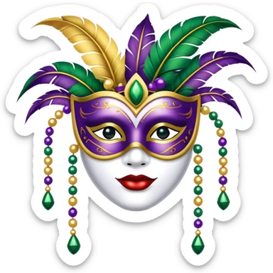 Mardi Gras  sticker