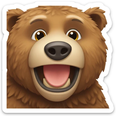 Bear sticker