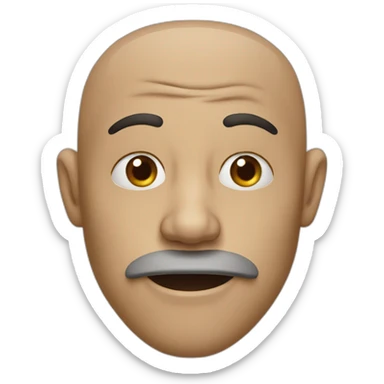 crooked nose sticker