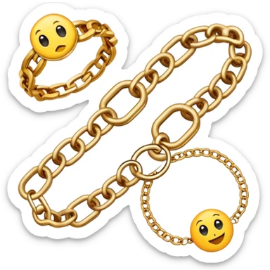 Rings bracelets chain  sticker