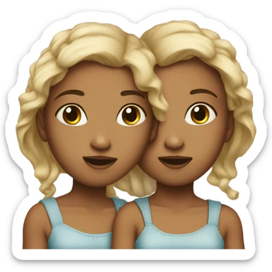 Conjoined twins sticker