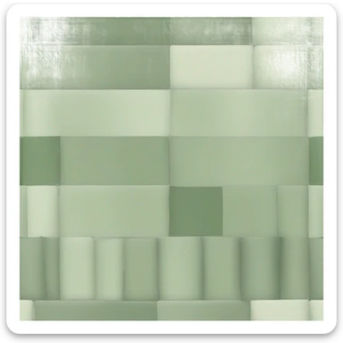 aesthetic minimal sage green paint pallet sticker