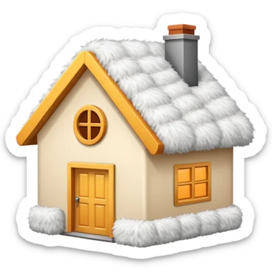 House insulation sticker