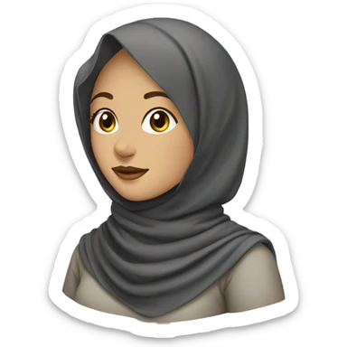 hijab scarf sticker