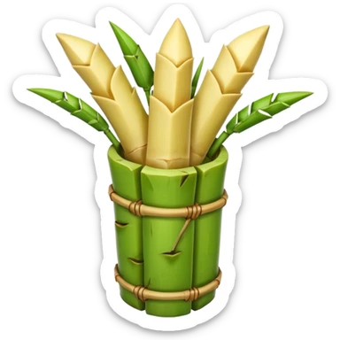 bamboo shoots sticker