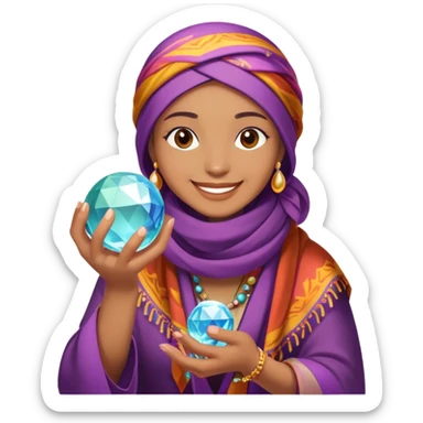 love fortune teller sticker