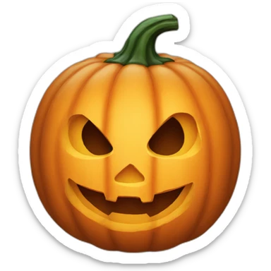 Jack o lantern sticker