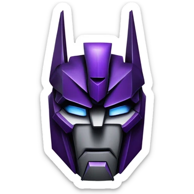 The Decepticon icon from the Transformers movie sticker