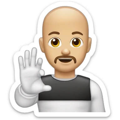 American history x with raised right hand sticker