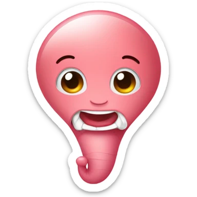 uterus cute with ovaries sticker