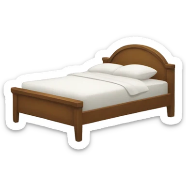 wake up in a bed  sticker