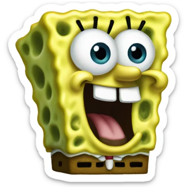 spongebob sticker