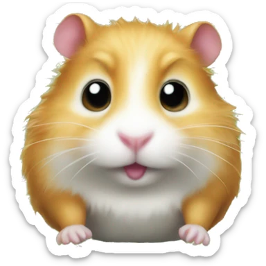 Monster Energy drink hamster sticker