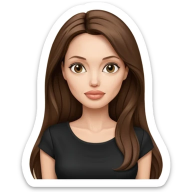 Angelina Jolie up to the waist sticker