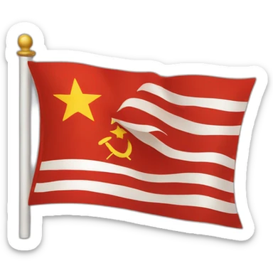 Union soviet flag sticker