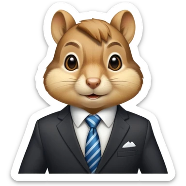 Governor chipmunk sticker
