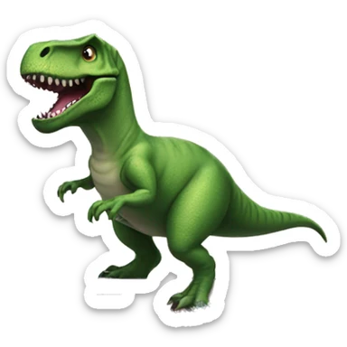 t-rex wearing a tutu on a surfboard sticker