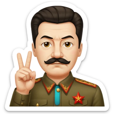 스탈린이 뻑큐를 날림 sticker