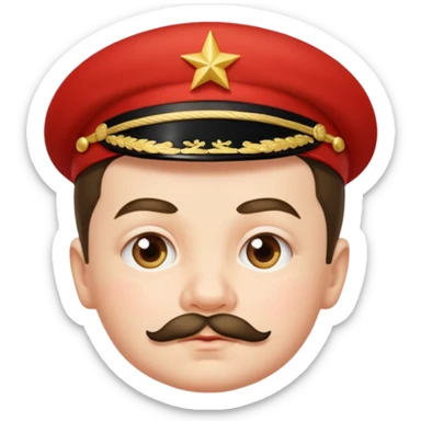 Stalin, cute, baby sticker