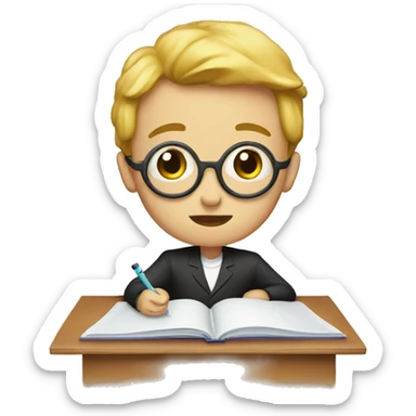 concentrate to study in class sticker