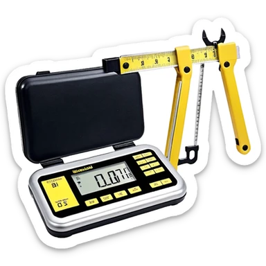 Skinfold caliper (plicometer)
Professional scale
Bioimpedance scale (BIA analyzer)
Stadiometer
Measuring tape
Anthropometric tape
Anthropometric calipers
Food scale
Body composition analyzer
Height rod
Flexible measuring ruler sticker