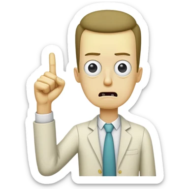 Mr. poopy butt hole doing the fight the power raised fist sticker