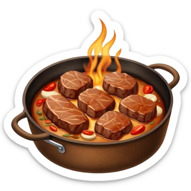 meat meal sticker