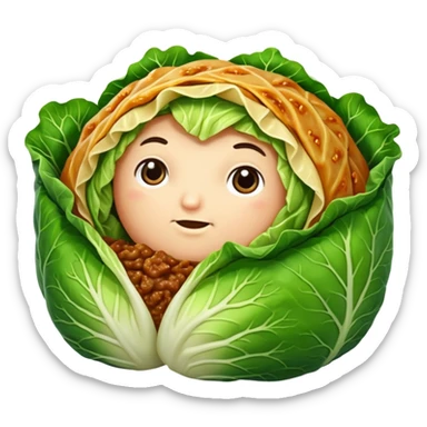 Cabbage roll  with no face sticker