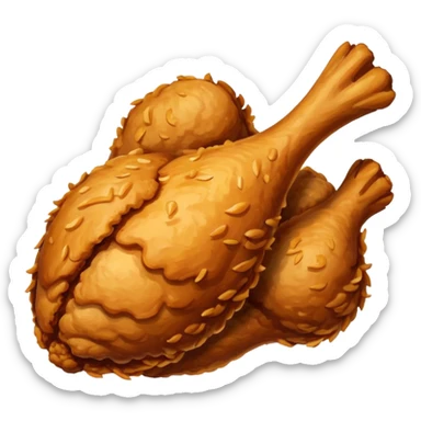 Southern food sticker