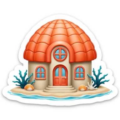 shell house sticker