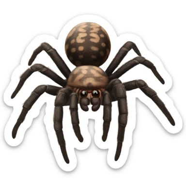 tarantula spider realistic  sticker