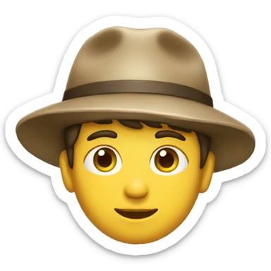 De un chico con gorra y un tapa boca sticker