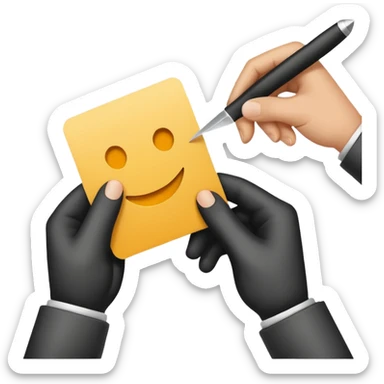 hands cutting out intracate shapes from card sticker