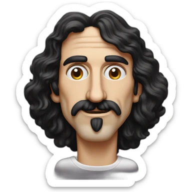 Frank Zappa Steve jobs sticker