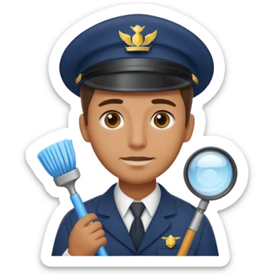 lighthouse Keeper cleaning lens sticker