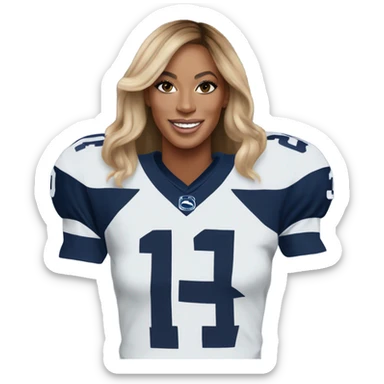 beyoncé penn state jersey sticker