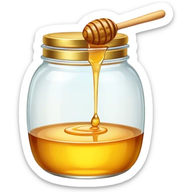 Honey jar sticker