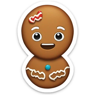 gingerbread cookie  sticker