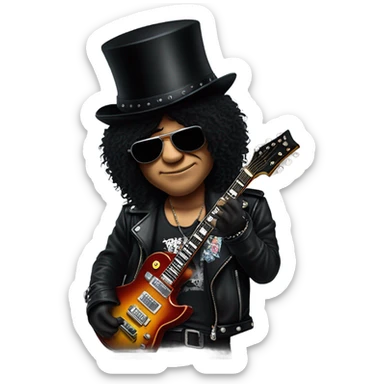 slash from guns n’ roses sticker
