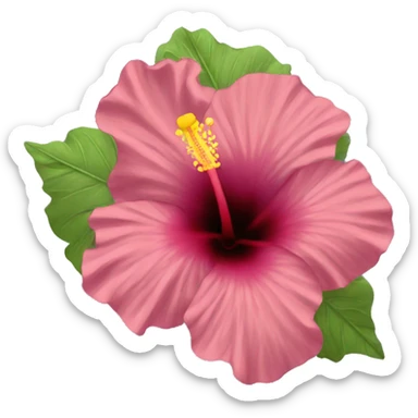 Hibiscus sticker