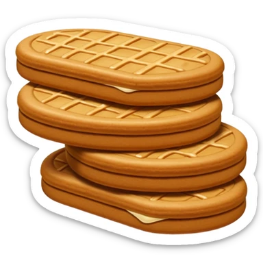 biscoff brand sticker