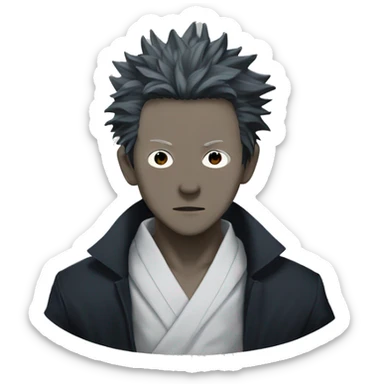satoru gojo from jujutsu kaisen standing  sticker