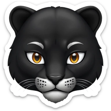 Panthère noire sticker