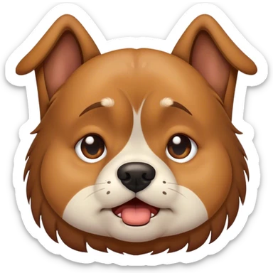A dog crying  sticker