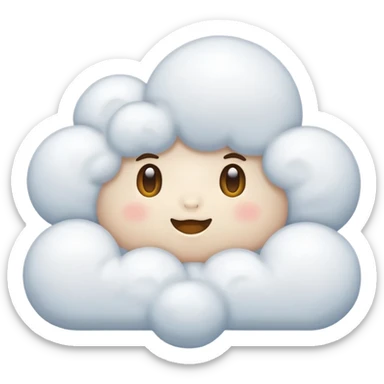 heaven cloud sticker