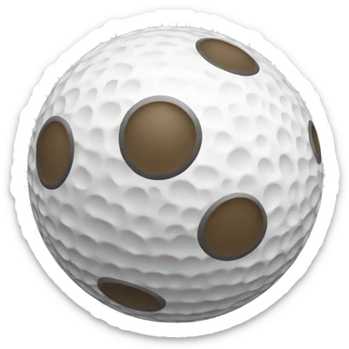 golf bal sticker