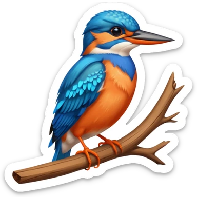 Kingfisher emoji sticker