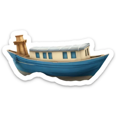 Bateau épave sous l'eau au fond de la mer sticker