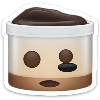 tube of eyebrow dye sticker